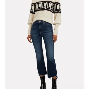 Mother The Insider Crop Step Frayed